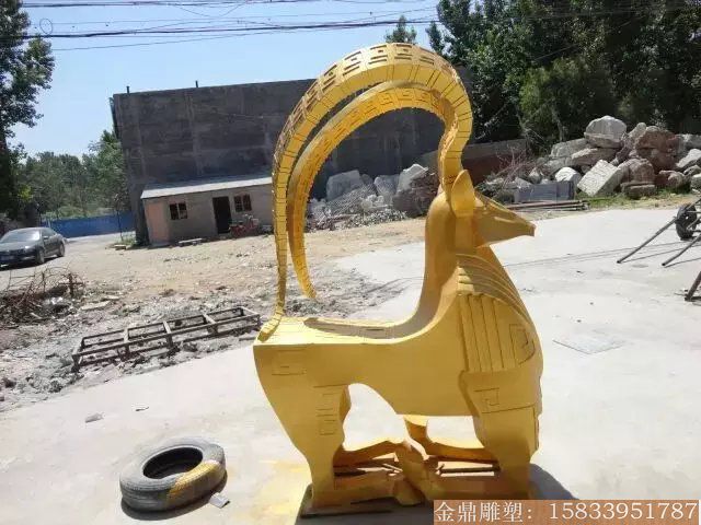 动物不锈钢雕塑 羊 动物不锈钢雕塑 羊